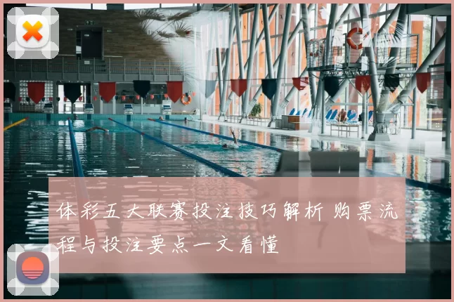 体彩五大联赛投注技巧解析 购票流程与投注要点一文看懂